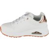 Skechers Uno Gen1 – Shimmer Away fehér tornacipő lányoknak