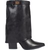 Fekete elegáns női  csizma, 9cm sarok