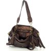Marco Mazzini Barna természetes bőr kézitáska