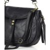 Marco Mazzini fekete bőr kézitáska