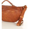 MARCO MAZZINI Világosbarna bőr deréktáska