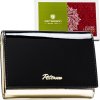 Peterson Y712 fekete és arany klasszikus női pénztárca