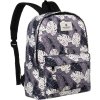 Sötétszürke hátizsák virágmintával Peterson