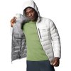 Columbia Arctic Crest Down Hooded Jacket krémszínű férfi steppelt dzseki (Méret L)