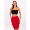 Piros női szoknya