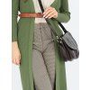 MARCO MAZZINI csokoládébarna bőr crossbody táska fedéllel