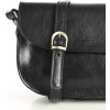 MARCO MAZZINI fekete, elegáns crossbody táska (Méret ONE SIZE)