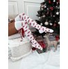 Karácsonyi térd feletti zokni szalaggal Milena