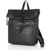 MARCO MAZZINI Fekete női bőr hátizsák