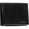Fekete férfi bőr pénztárca RFID védelemmel Rovicky L228 (Méret ONE SIZE)