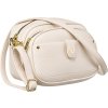 Krémszínű női crossbody táska levehető első táskával