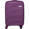 Peterson lila kabinbőrönd 55x45x25 cm *