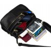 Rovicky fekete női crossbody táska hosszú pánttal