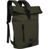 Nagy, sötétzöld hátizsák laptop zsebbel Peterson
