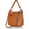 MARCO MAZZINI Camel színű női bőr hobo táska (Méret ONE SIZE)