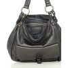 MARCO MAZZINI fekete női bőr hobo táska (Méret ONE SIZE)