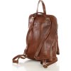 MARCO MAZZINI barna, stílusos női bőr hátizsák (Méret ONE SIZE)