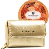Peterson női arany kis cipzáras pénztárca Y755