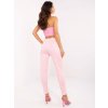 Világos rózsaszín női melegítőnadrág