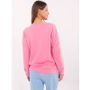 Rózsaszín női pulóver rátéttel