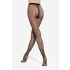 Fekete női harisnya díszvarrással hátul Gatta Art Tattoo 20 den
