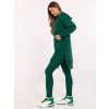 Sötétzöld női szett hosszú pulóverrel