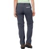 Sötétszürke női túranadrág Jack Wolfskin Overland Zip Away Pants W