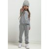 Világosszürke lány anya és lánya jogger nadrág (Rozmiar 98)