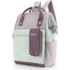 Himawari menta-lila női hátizsák praktikus tokkal