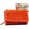 Rovicky narancssárga női pénztárca geometrikus mintával V317