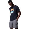 Fekete férfi póló nyomattal Columbia Path Lake II Graphic Tee