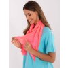 Neon rózsaszín ráncolt női sál