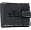 Always Wild fekete bőr patentos pénztárca A201