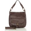 MARCO MAZZINI barna női bőr hobo táska (Méret ONE SIZE)