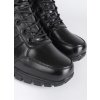 Fekete szigetelt férfi téli csizma