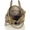 MARCO MAZZINI Sötétbézs shopper táska zsebekkel (Méret ONE SIZE)