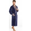 Férfi hosszú bársony fürdőköpeny De Lafense Bonjour