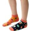 Kék-narancssárga fiú mintás zokni Art.004