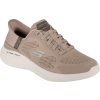 Taupe férfi sportcipő Skechers Slip-Ins: Bounder 2.0 – Emerged 232459-TPE