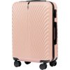 Világos rózsaszín utazási bőrönd szett WINGS SWAN