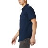 Sötétkék férfi rövid ujjú ing Columbia Utilizer II Solid Short Sleeve Shirt (Méret L)