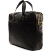 SOLIER sötétbarna férfi bőr üzleti táska