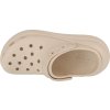 Bézs színű platformos papucs Crocs Classic Crush Clog