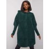 Sötétzöld női női alpaka kabát (Méret ONE SIZE)