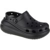 Crocs Classic Crush Clog Fekete platformos papucs
