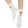 Krémszínű gyermek húsvéti zokni Art.138