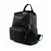 Női fekete bőr hátizsák Solier BELLE