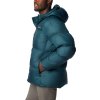 Sötétkék férfi steppelt kabát Columbia Pufffect Hooded Jacket