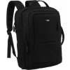 Peterson fekete sport hátizsák USB porttal