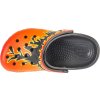 Fekete és narancssárga gyerekpapucs Crocs Classic Flames Clog Kids (Méret 28/29)